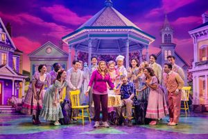 Sara Chase, McKenzie Kurtz, Brad Oscar, Alex Brightman and the Company of Schmigadoon Photo